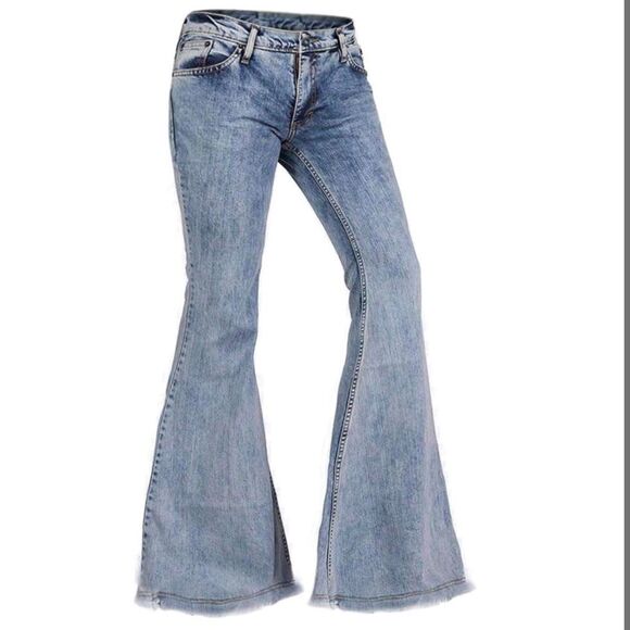 Rock & Republic Other - EVEDESIGN 70s Outfits Bell Bottom Jeans Flared acid wash 32